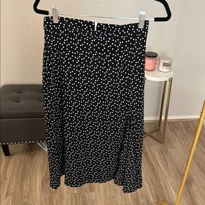 Black Polka Dot Skirt
